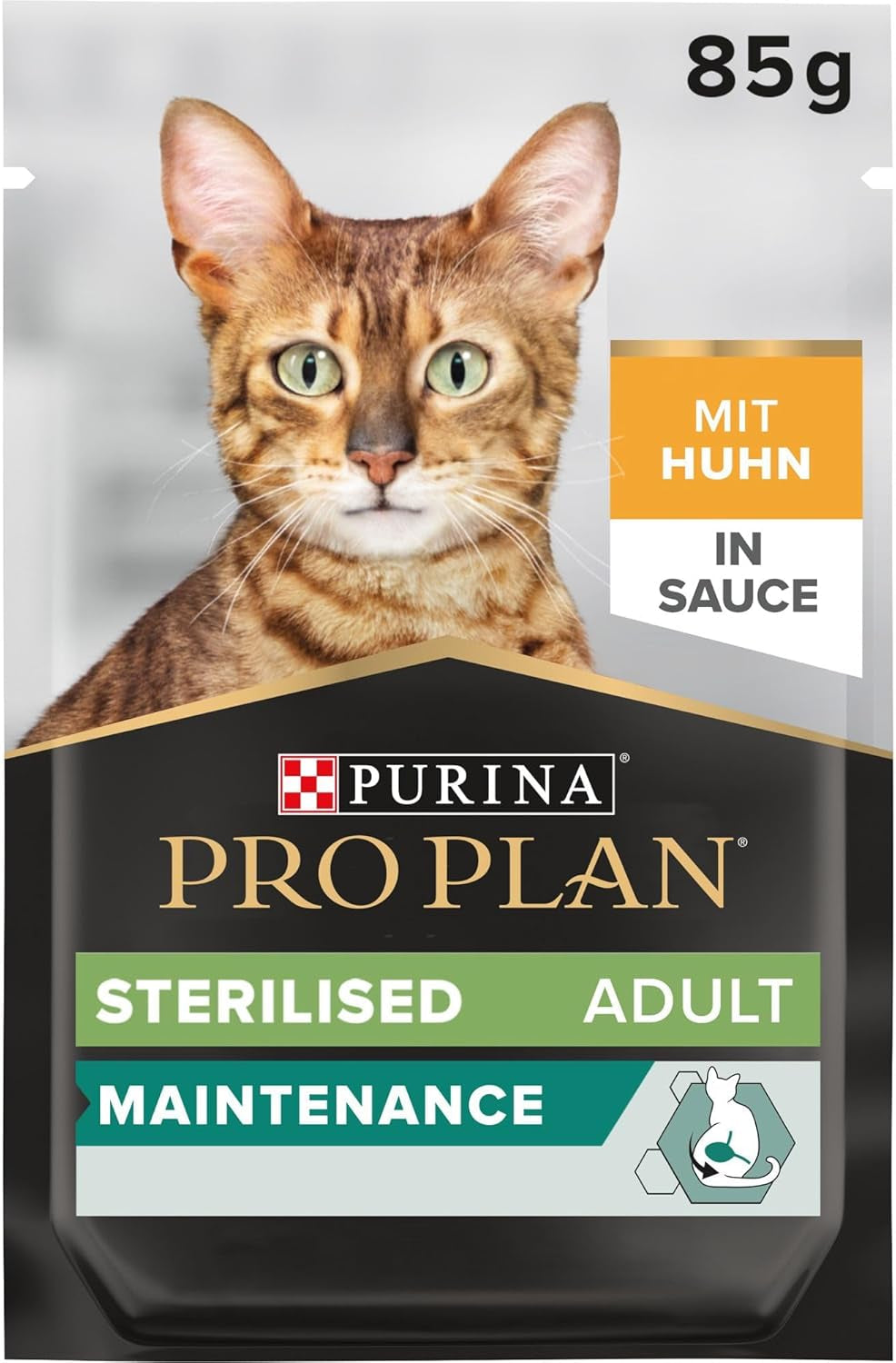 Pro Plan comida húmeda esterilizada para gatos adultos con pollitos, paquete de 26 (26 x 85 g)