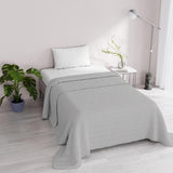 Colcha de verano Satin Stripes, poliéster, crema, 260X250 Cm Edredones y edredones Naty Shop Gris claro 170X250 Cm