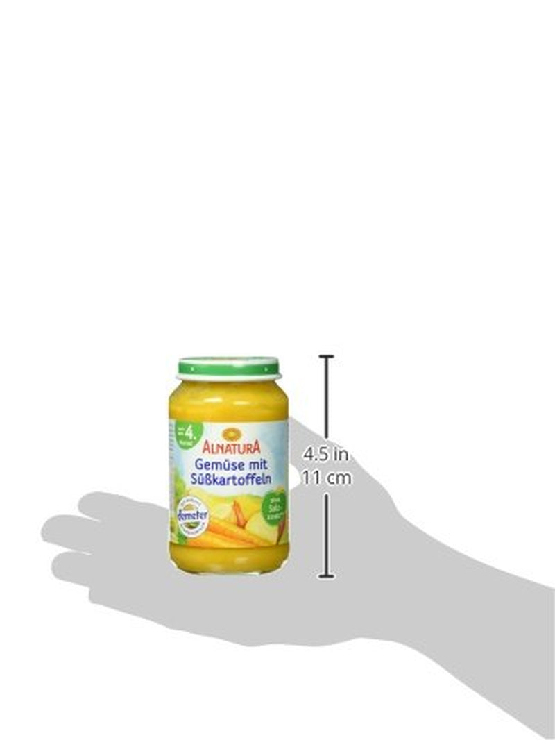 Verduras ecológicas con boniatos, a partir de 4 meses, 190g