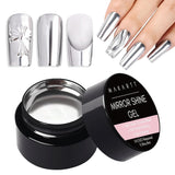 Makartt 3D Nail Art Gel - Gel de pegamento de diamantes de imitación 15G para llaveros de uñas, gel multifuncional para escultura de uñas para diseño de uñas DIY, escultura de uñas modelado de uñas en casa (transparente)