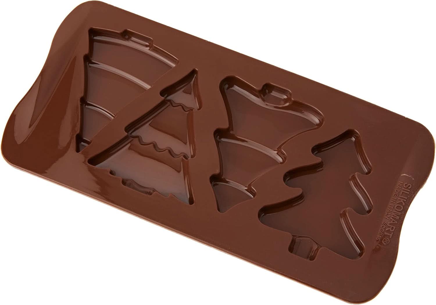 Silikomart 22.146.77.0065, para chocolate, "Choco Pine" Cocina Naty Tienda