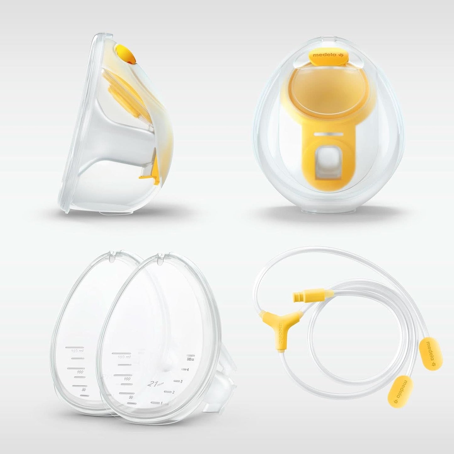 Sacaleches manual Medela Harmony - Diseño suizo compacto con escudos Personalfit Flex y tecnología Medela 2-Phase Expression Accesorios Alimentación y Lactancia Bebe Naty Shop