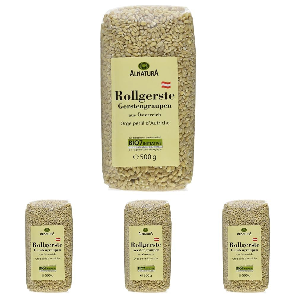 Cebada perlada orgánica, cebada perlada, 500g