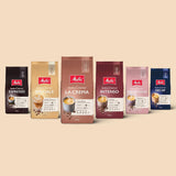 Melitta BellaCrema Crema Dolce café en grano 1 kg, sin moler, café en grano para cafeteras automáticas, ligeramente tostado, tostado en Alemania, intensidad 2