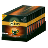 Jacobs Kaffeekapseln Guten Morgen XL Intense - Paquete de 10 (10 x 20 Getränke) y Kaffeekapseln Lungo Classico, Intensität 6 de 12, 20 Kapseln compatibles con Nespresso®*, 10 x 20 Getränke