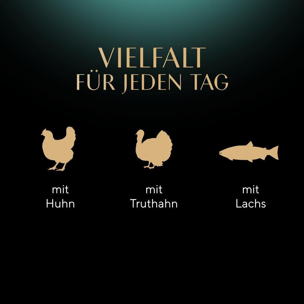 Sheba Portion Bolsas Comida húmeda para gatos, multipack Fresh & Fine en salsa con pollo y salmón MSC, 6x6x50g - Comidas finas para gatos en salsa
