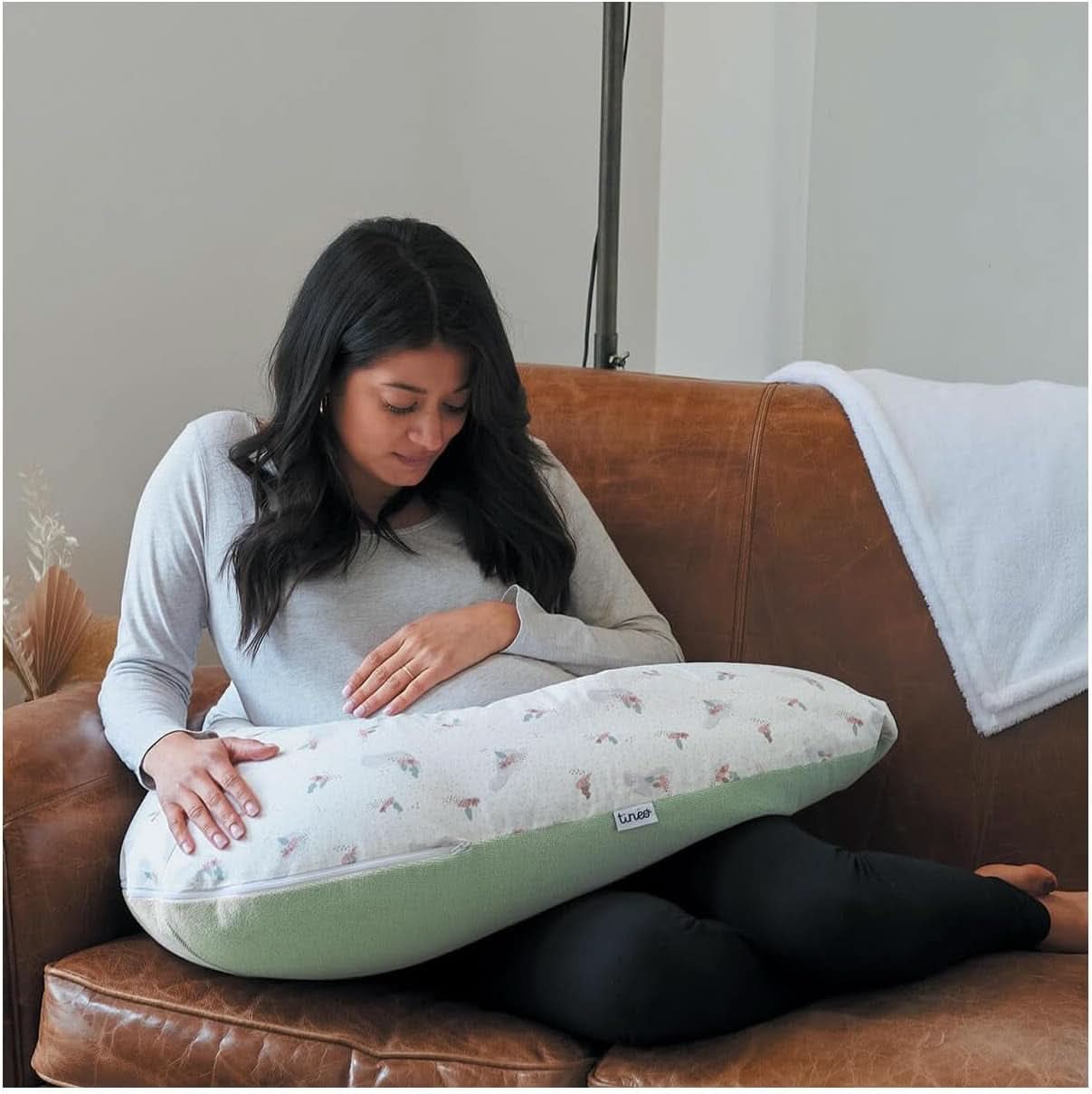 Almohada de embarazo - Almohada de lactancia - Almohada multifuncional 2 en 1 - Funda desenfundable 78 X 44 cm Accesorios Alimentación y Lactancia Bebe Naty Shop