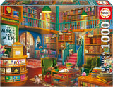 Educa - Puzzle de 1000 piezas para adultos | Biblioteca. Dimensiones: 68 X 48 cm. Incluye pegamento para rompecabezas Fixpuzzle. Durante 14 años (19925) Puzzle Naty Shop Título predeterminado