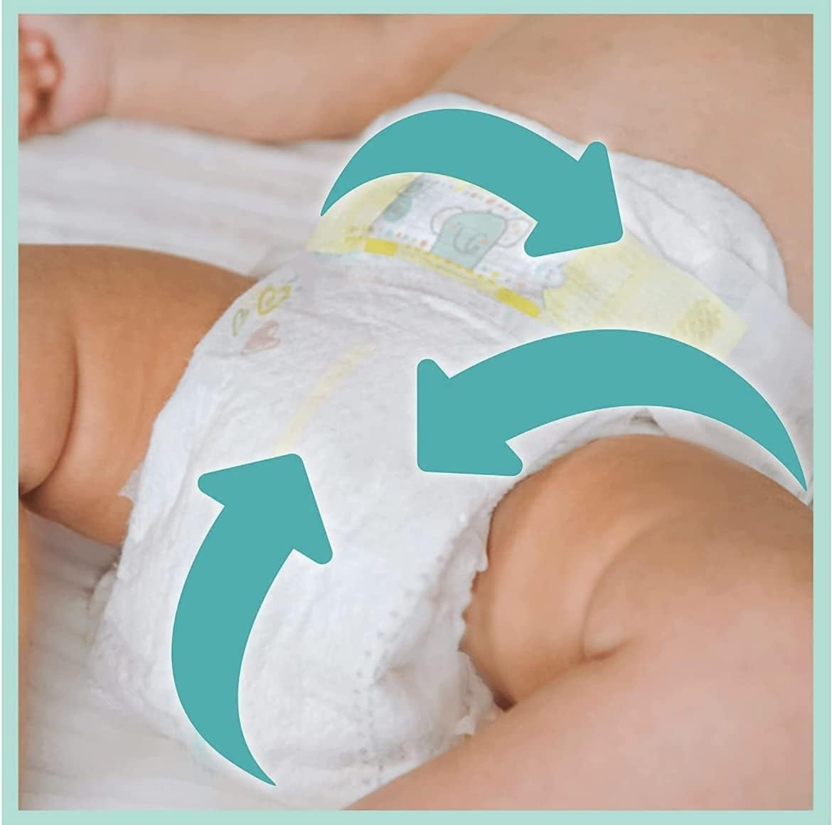 Pañales PAMPERS Baby-DRY talla 7 123