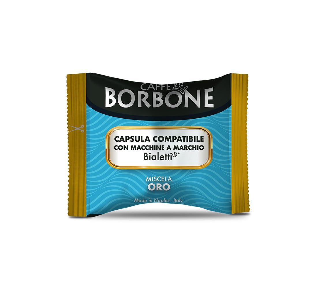 Caffè Borbone Gold-Kaffeemischung - 50 Kapseln - Compatible con Kaffeemaschinen der Marke Bialetti®*