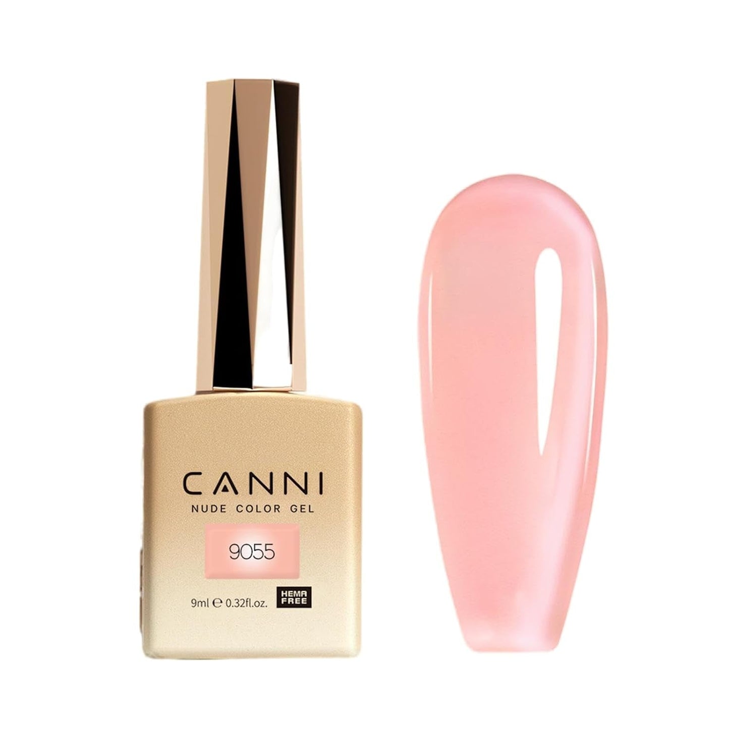 CANNI esmalte de uñas en gel, semipermanente, morado oscuro, esmalte de uñas, gel UV, remojo, manicura