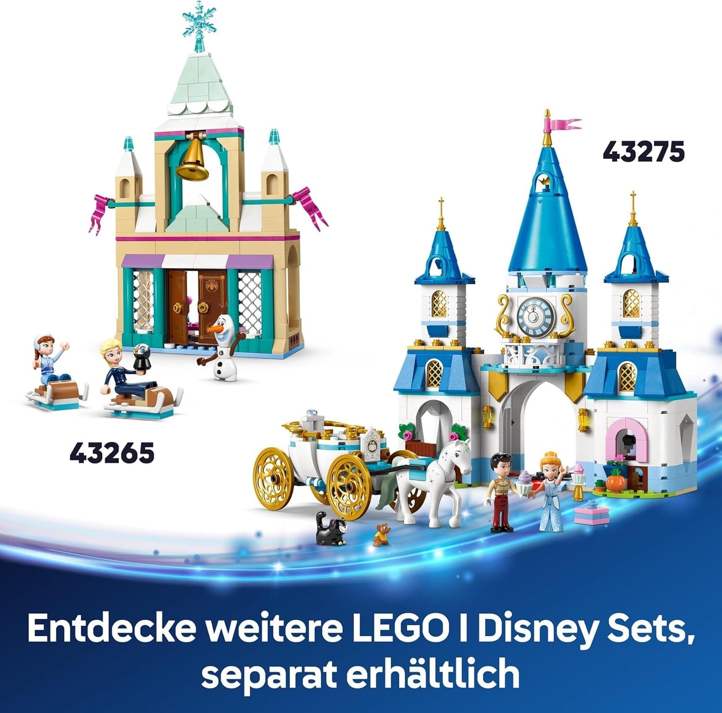 LEGO Ç€ Disney Encanto Mini House, juguete de construcción para niñas a partir de 5 años, juguete de fantasía y set de construcción con Mini Muñecas Mirabel y Antonio, figura de Carpincho y llave 43261 Juegos de construcción Besuche den LEGO-Store