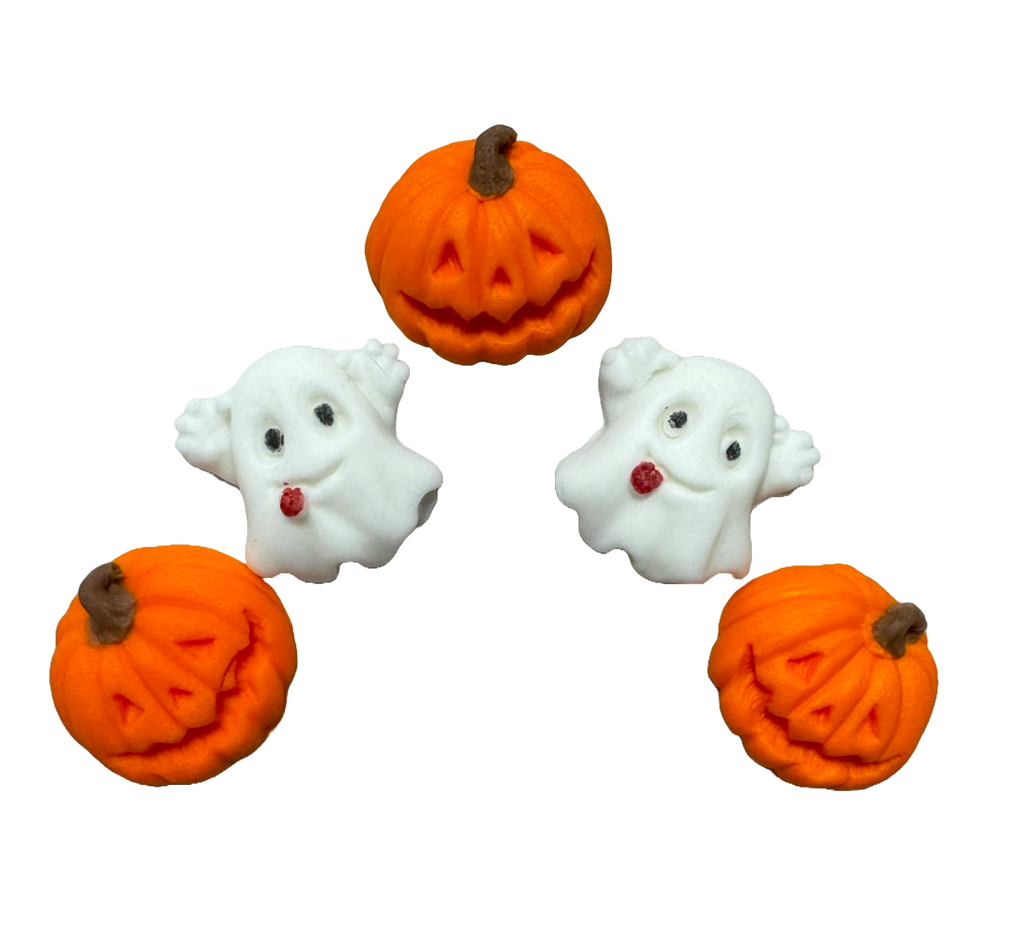 Set de 5 decoraciones de azúcar comestible, Decoraciones de Otoño en Pasta de Azúcar Naty Shop