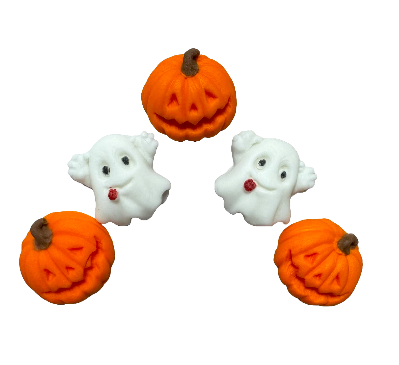 Set de 5 decoraciones de azúcar comestible, Decoraciones de Otoño en Pasta de Azúcar Naty Shop