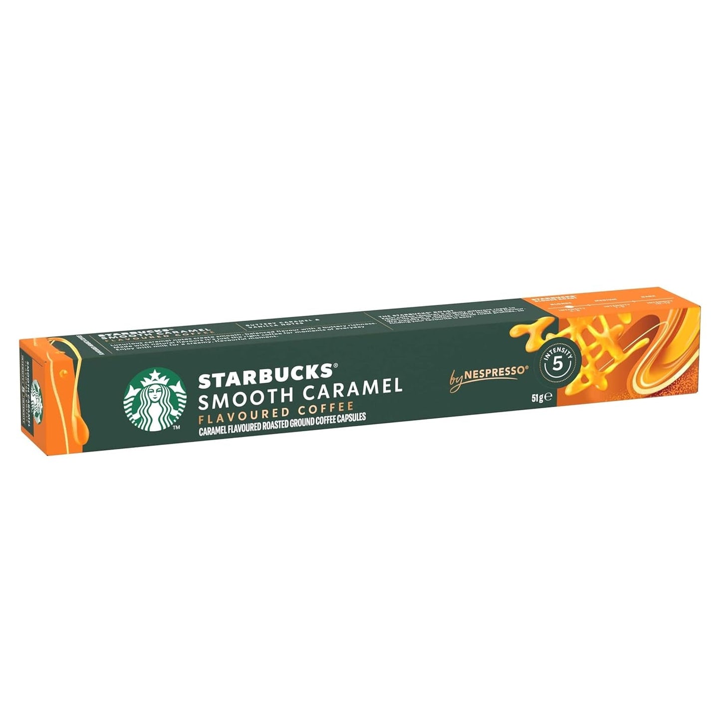 STARBUCKS de Nespresso, Helle Röstung, Karamell Aromatischen Kaffeekapseln 6 x 10 (60 Kapseln)