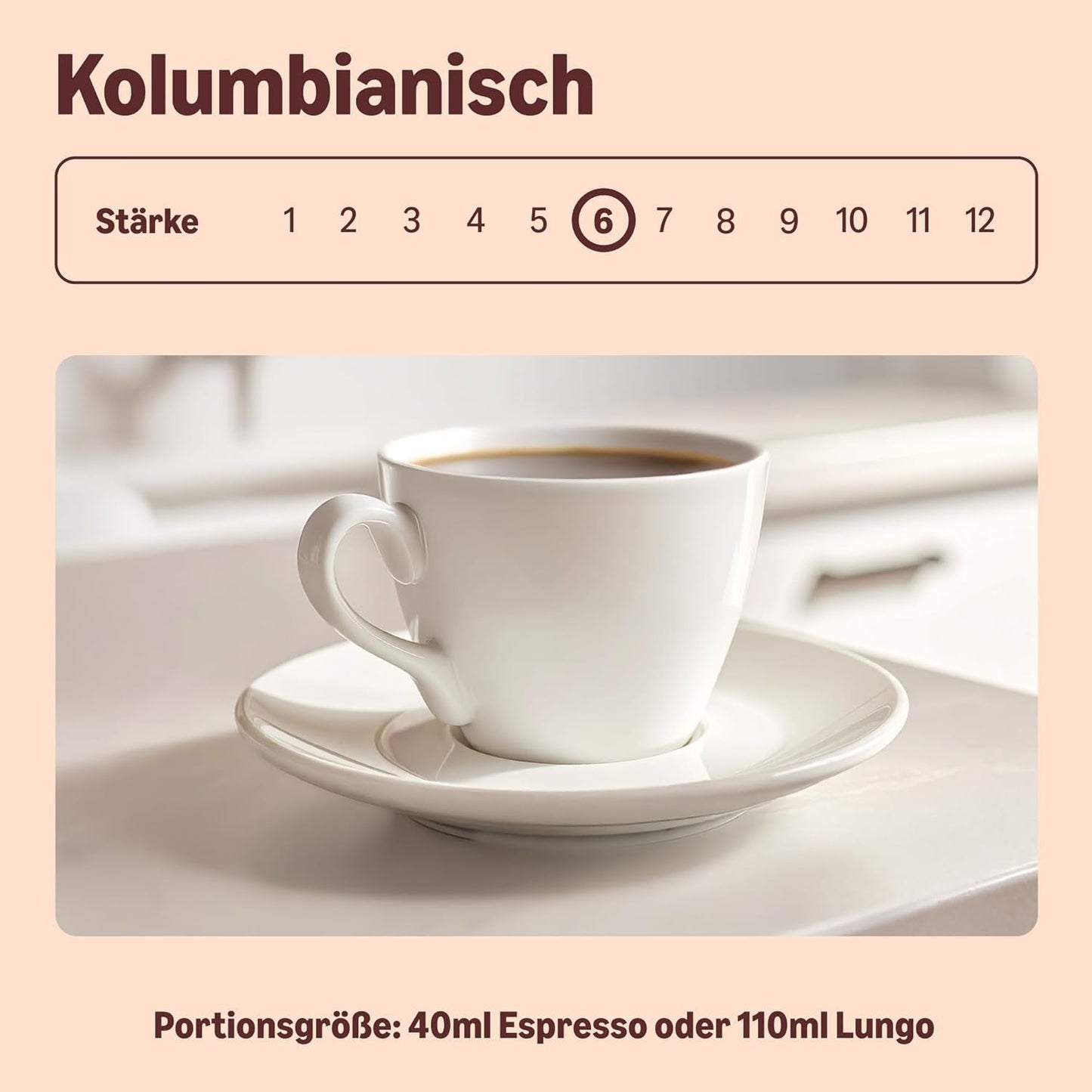 Por Amazon Heimkompostierbare Kaffeekapseln, kompatibel mit Nespresso, 100 % kolumbianischer Arábica, 20 Stück – Rainforest Alliance-zertifiziert