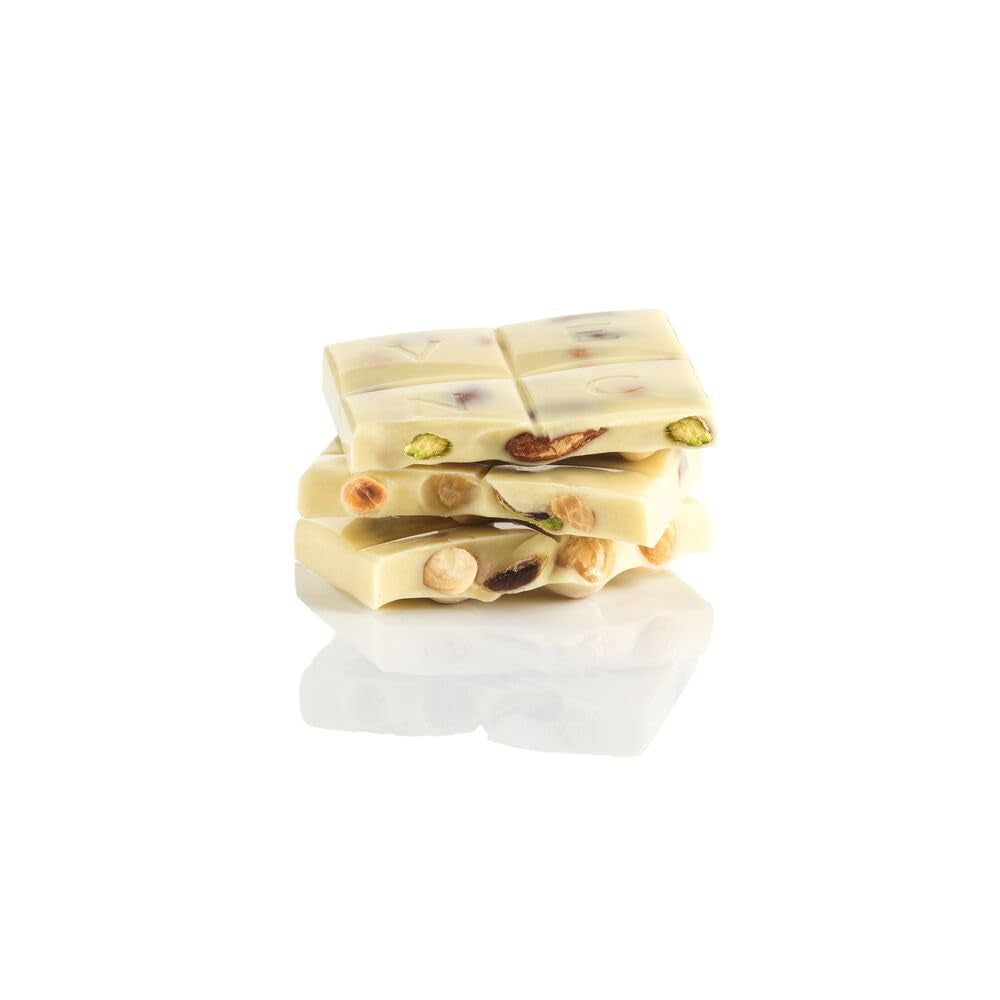 Venchi - Barrita de Avellanas Saladas, Avellanas, Almendras y Pistachos Salados, 95g, con "Avellanas del Piamonte", Sin Gluten, Sin Colorantes Artificiales y Sin Conservantes
