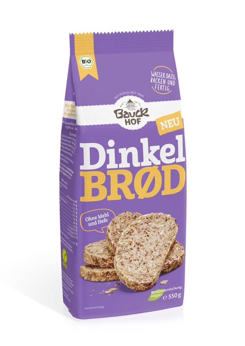 : Pan de espelta - preparado para hornear 550g Naty Shop Título predeterminado