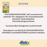 Alete Tartas Integrales De Manzana En Rodajas Ecológicas 8 x 132g