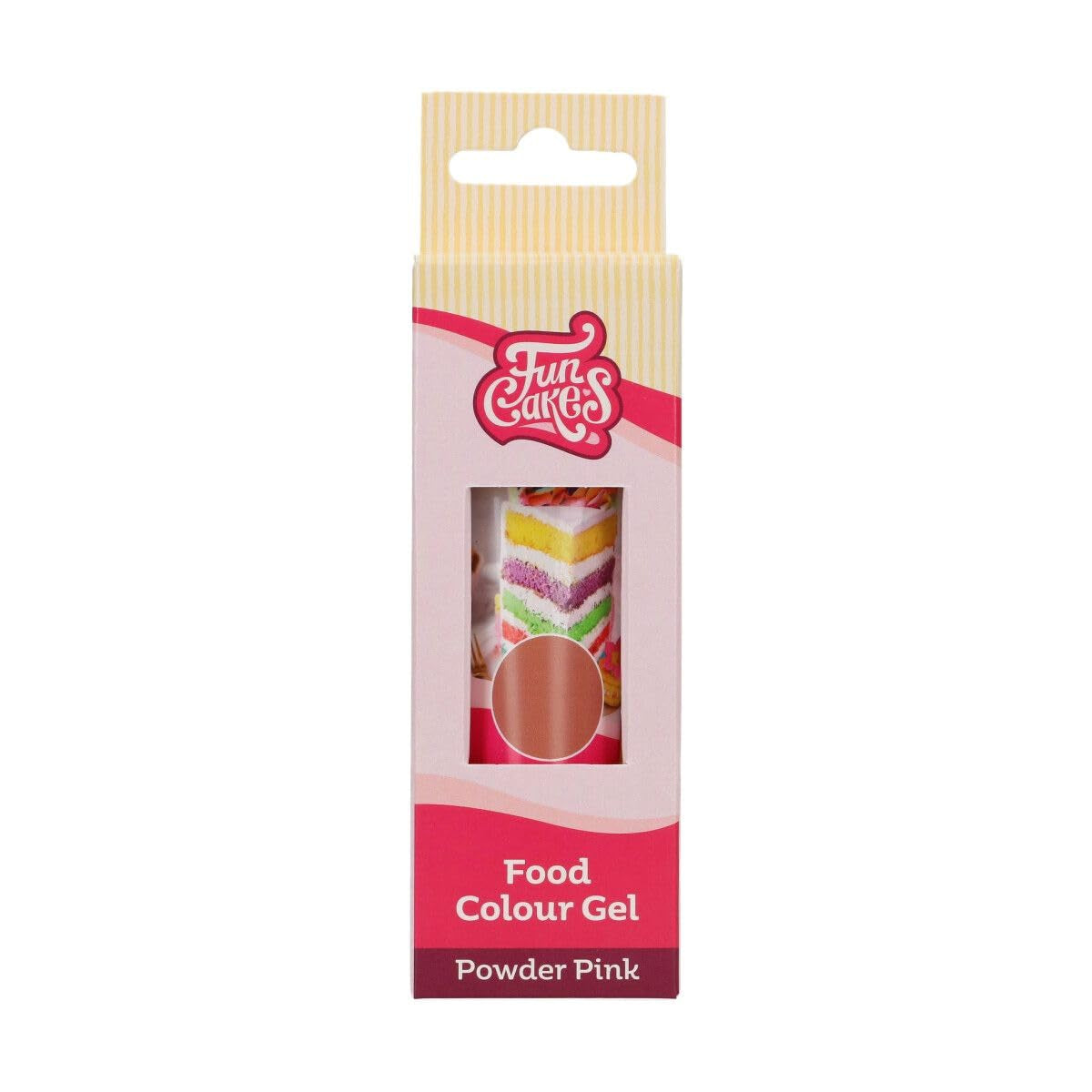 Colorante Alimentario Funcakes Gel Polvo Rosa: Colorante alimentario altamente concentrado para masa, crema, fondant, mazapán, bollería, fácil dosificación, gotas individuales para crear colores vibrantes, Halal, 30 g