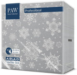 PAW - Servilletas Airlaid (40 X 40 Cm) I 50 Piezas I Perfectas para Navidad, Invierno, Vacaciones I Decoración de Mesa de Nochebuena I Servilletas Airlaid de Tela Ramas de Invierno I Ramas de Invierno