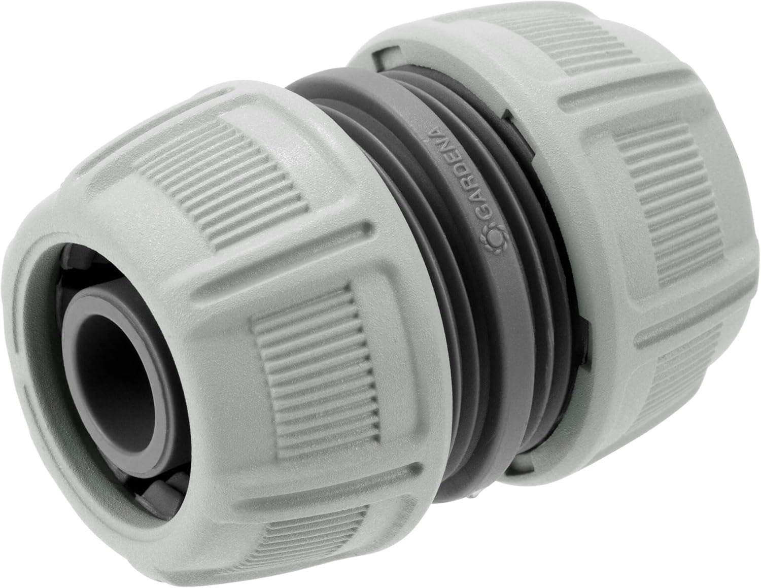 Reparador Gardena de 13 mm (1/2 pulgada) y 15 mm (5/8 pulgada): reparación rápida y sencilla de mangueras sin herramientas, Power Grip, alta fuerza de sujeción, en caja (18232-20)
