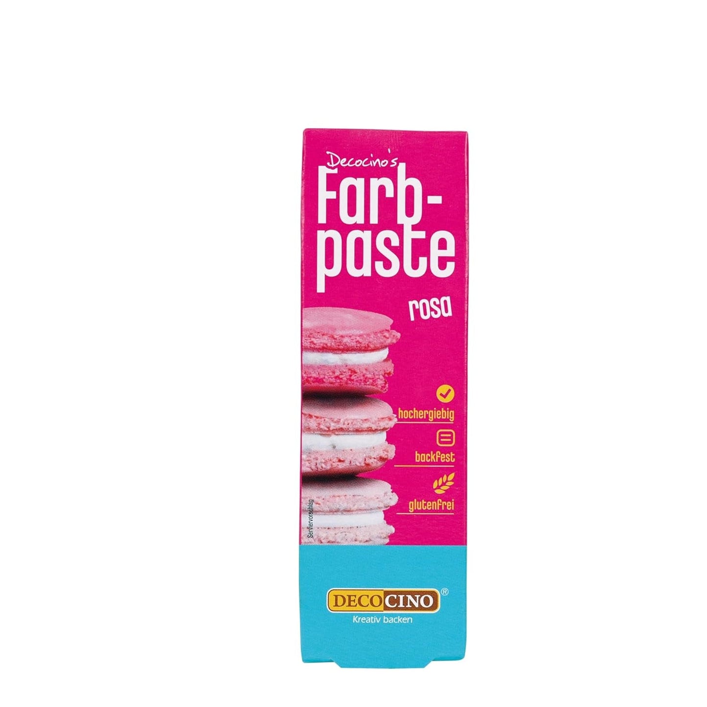 Pasta colorante rosa DECOCINO - 20 g - Colorante alimentario, ideal para colorear tartas, fondant y cremas - Sin ácidos grasos azoicos ni gluten