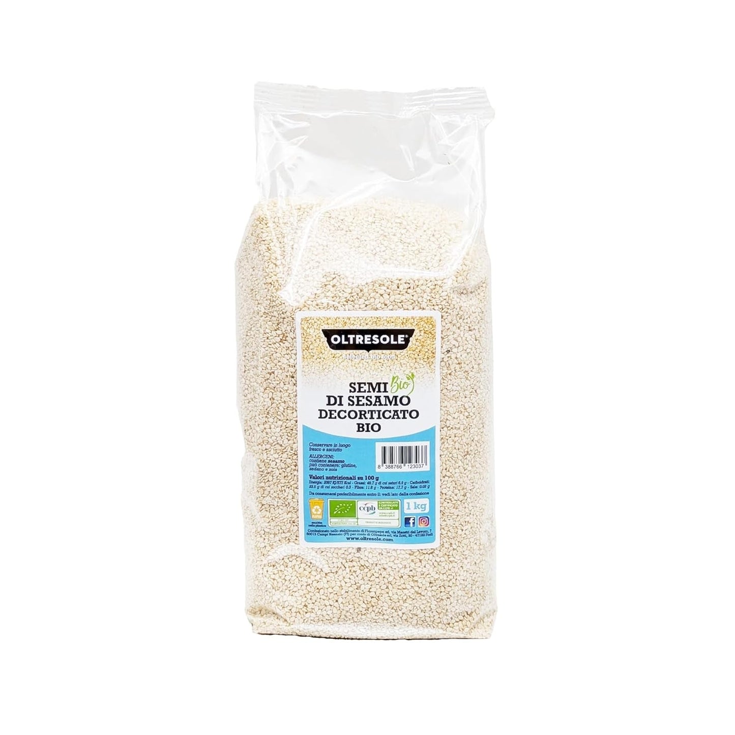 Semillas de sésamo orgánicas 3 kg, semillas oleaginosas orgánicas crudas, sésamo blanco, peladas naturalmente, sin tostar, fuente de calcio y hierro, paquete económico