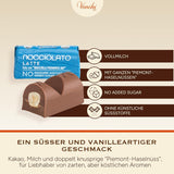 Venchi - Barras de chocolate con leche y avellanas - 70% azúcar - Bombones con avellanas enteras IGP Piamonte, 1 kg - Sin gluten