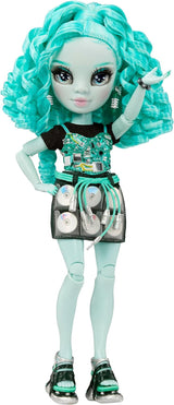 Rainbow High Shadow High Series 3 - Berrie Skies - Muñeca de moda verde - Conjunto de moda y más de 10 coloridos accesorios de juego - Ideal para coleccionistas y niños de 4 a 12 años