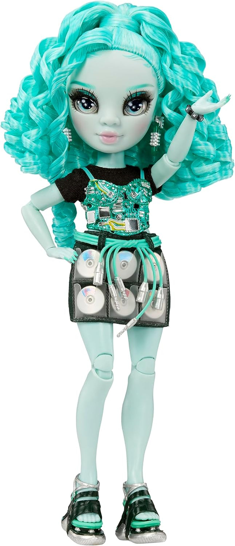 Rainbow High Shadow High Series 3 - Berrie Skies - Muñeca de moda verde - Conjunto de moda y más de 10 coloridos accesorios de juego - Ideal para coleccionistas y niños de 4 a 12 años