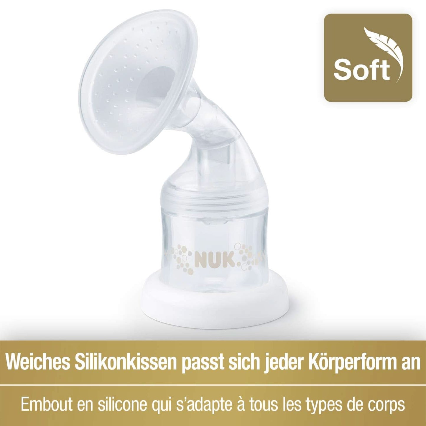 Extractor de leche eléctrico doble NUK Nature Sense | Con batería, display LCD 2X envases para leche materna de 150 ml Accesorios Alimentación y Lactancia Tienda Bebe Naty