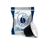 Caffè Borbone Respresso, Blue Kaffeemischung - 100 Cápsulas - Compatible con Nespresso®* Haushalts-Espressomaschinen