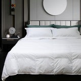 Nottetempo, Edredón De Plumas De Oca, Cama Individual, 205 X 155 X 2 Cm, Bianco Edredones y colchas Naty Shop Individual 205 X 155 X 2 cm