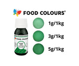 Colorante alimentario OS-LC VERDE OSCURO 18 ml Colorante alimentario para chocolate blanco, pralinés, cremas, pastas grasas, decoraciones para tartas y pasteles