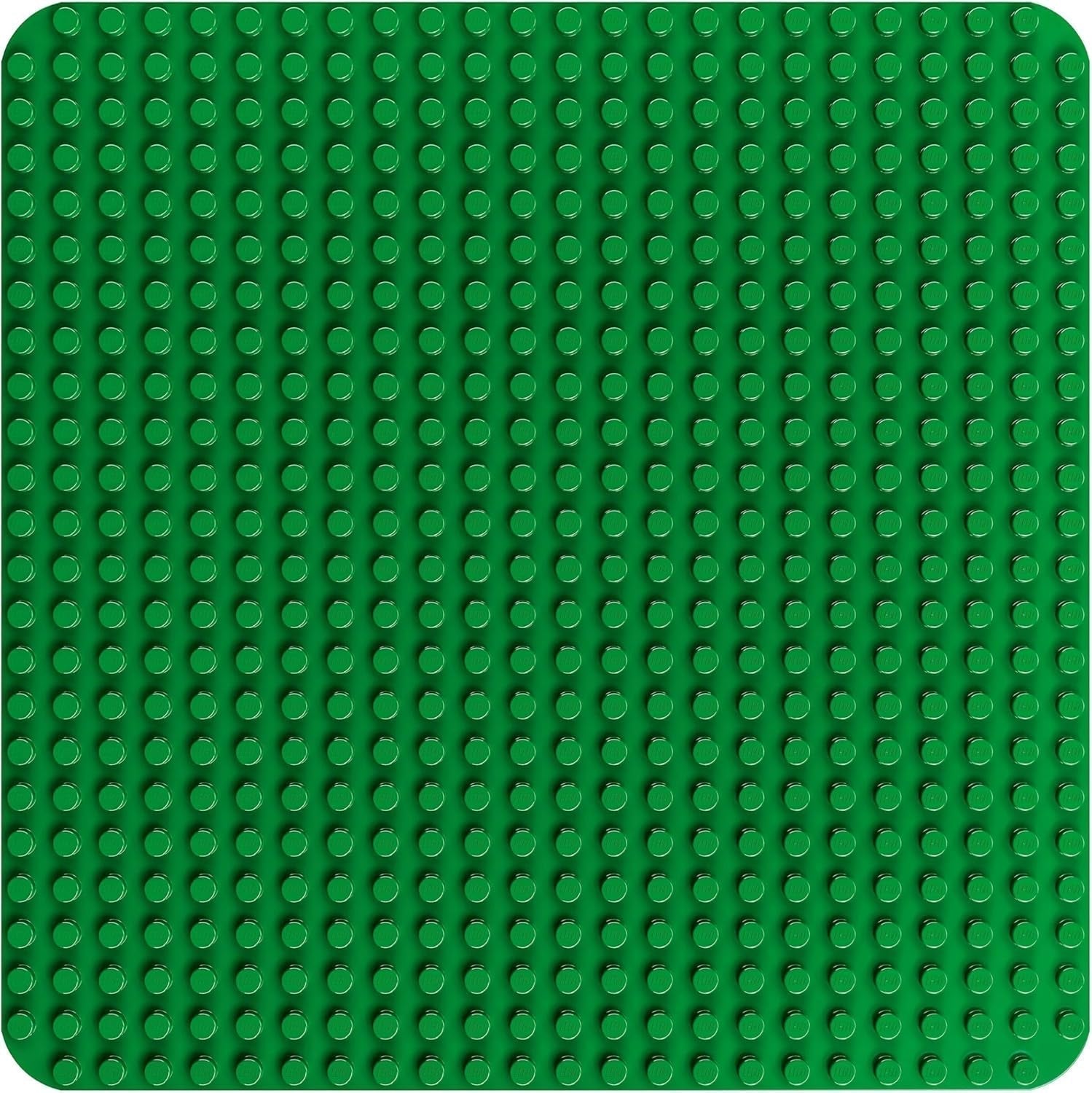 Tablero de construcción LEGO DUPLO en verde, Juguete de construcción para niños pequeños a partir de 18 meses, Para exponer modelos, Permite a los niños en edad preescolar construir de forma creativa y jugar con imaginación, Juguete educativo 10460 Juegos de construcción Besuche den LEGO-Store
