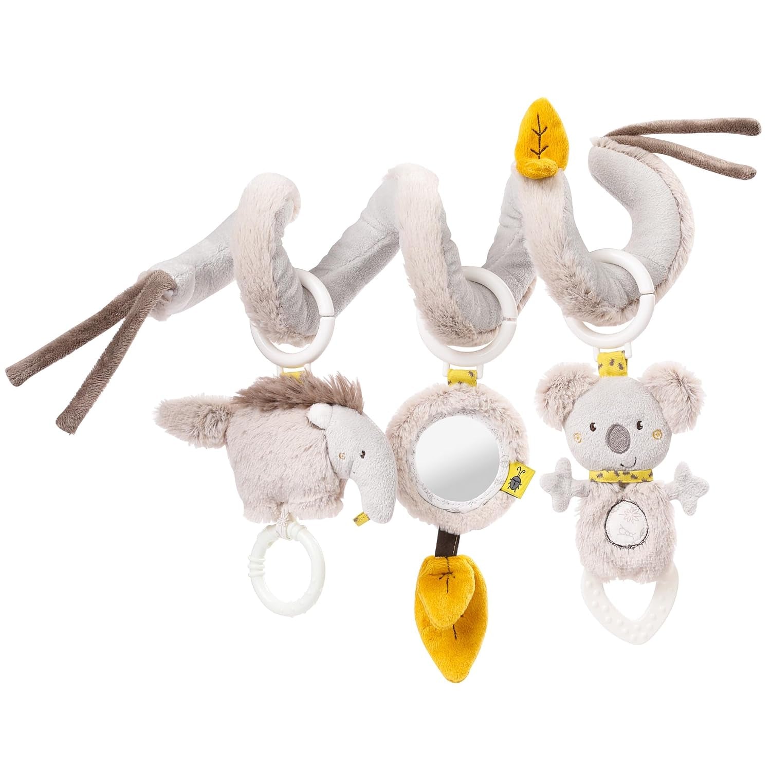Fehn Activity Spiral Sleeping Forest - juguete para cochecito de empujar y sujetar - juguete para bebé para cama, parque, cochecito y silla de coche - juguete de actividad motora para bebés y niños pequeños a partir de 0 meses Juguetes para bebés Naty Shop España