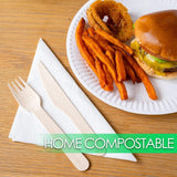 Table Kind 100 Servilletas Suaves Blancas a Granel, Servilletas de Alta Calidad para Fiesta, Catering y Uso Diario, FSC, Sostenibles y Reciclables, Fabricadas en la UE | 2 capas | 33cm