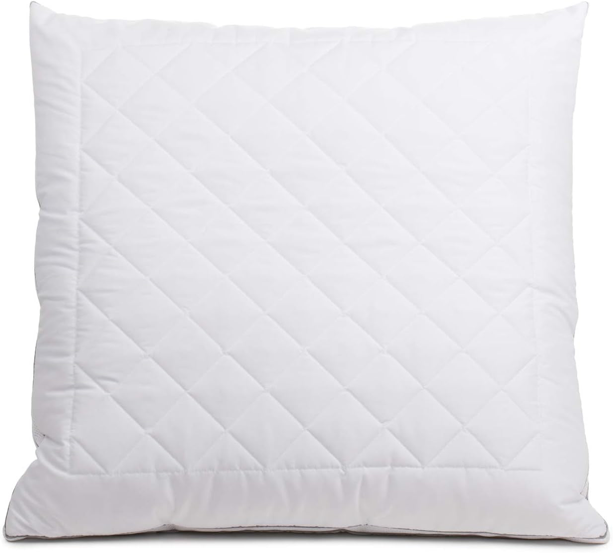 Gözze - Almohada con cojín interior 150G y tira climática, incluye bolsa de recambio, 40 X 80 Cm - Blanco Naty Shop almohadas estándar Blanco 80 X 80 Cm