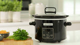 Olla de cocción lenta digital Crockpot, función mantener caliente, 2,4 litros (1-2 personas) Slow Cooker Naty Shop