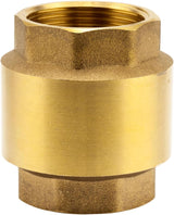 Válvula intermedia de latón Gardena: válvula unidireccional de latón macizo, rosca de 42 mm (G 1 1/4 pulgadas) para conexión a bombas (7232-20)