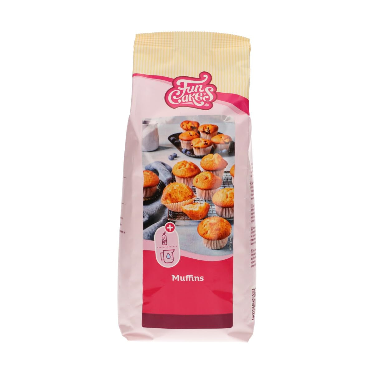 Funcakes Mix Para Muffins, Backen Sie Einfach Köstliche Muffins, Perfekte Amerikanische Muffins, Geeignet Für Die Herstellung Von Blaubeermuffins Oder Schokoladensplitter-Muffins, Halal., 1 Kg Naty Shop Título predeterminado