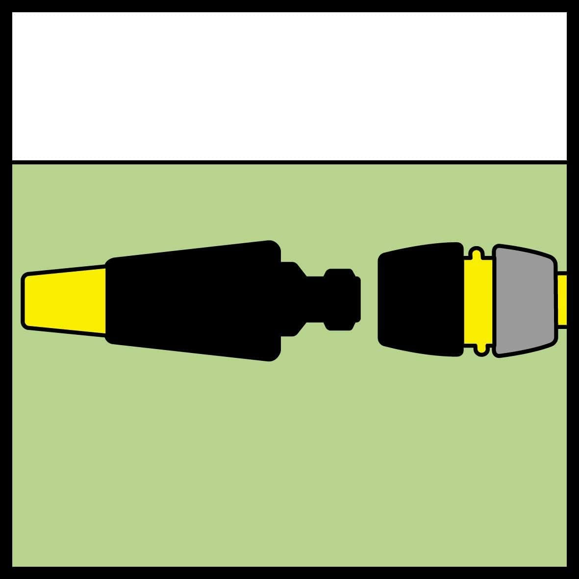 Acoplamiento de manguera Kärcher 2.645-194.0 (Universal Plus, con Aqua Stop) negro, pequeño