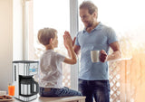 SYBF-CM025 Cafetera caliente, acero inoxidable, 1,2 litros, acero inoxidable