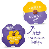 Milka Little Thank You Chocolates 12 x 44 g, finos bombones de crema de leche cubiertos con chocolate con leche alpino (paquete de 5)