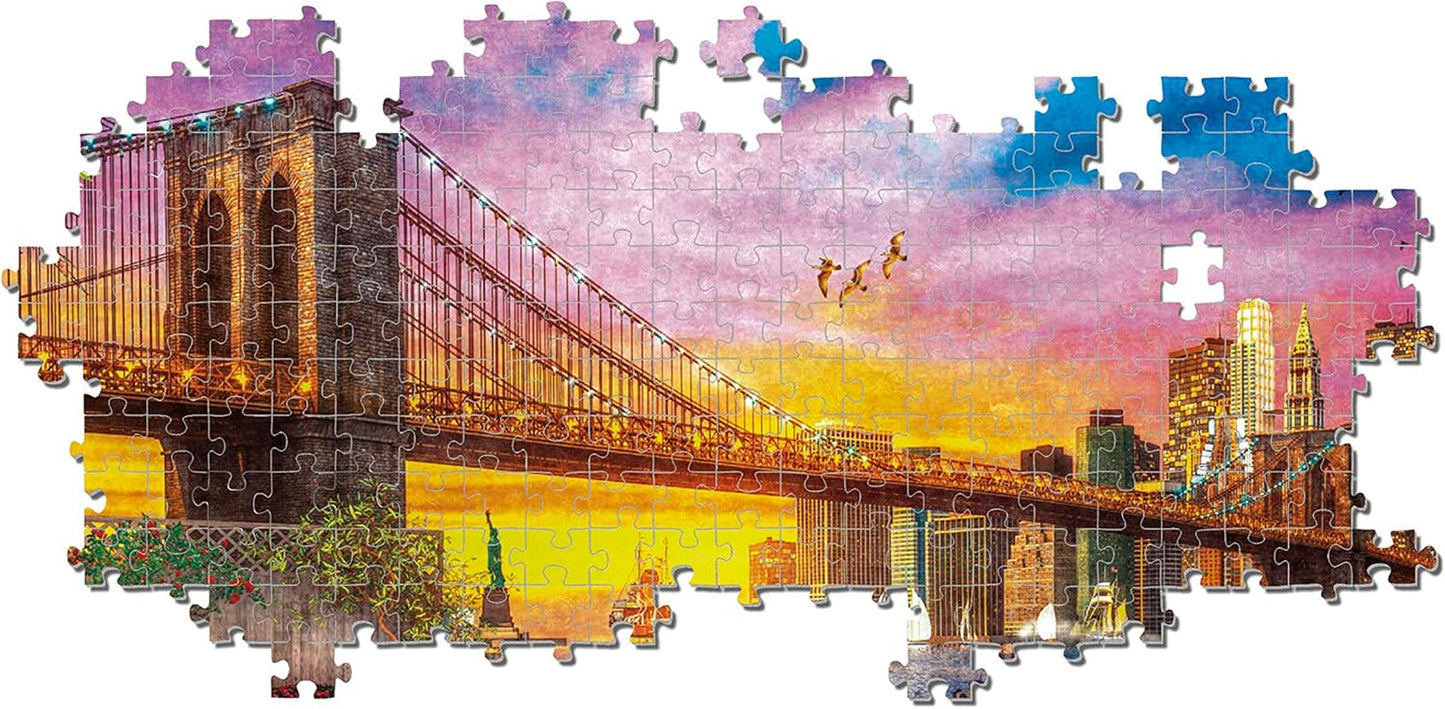 Clementoni - 33552 Colección - Manhattan Balcón Atardecer, Puzzle de 3000 piezas para adultos y niños de 10 años, juego de habilidad para toda la familia Puzzle Naty Shop