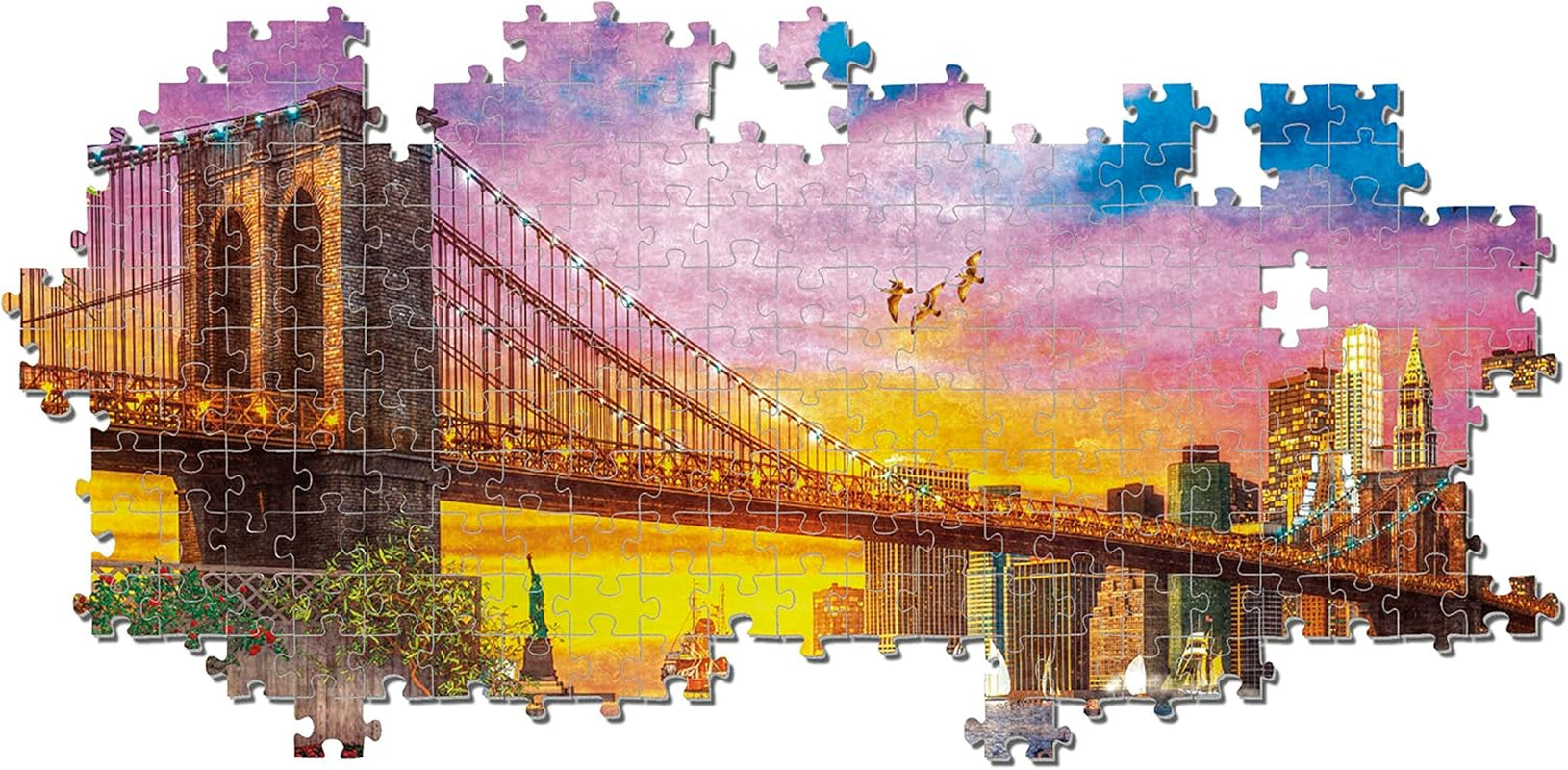 Clementoni - 33552 Colección - Manhattan Balcón Atardecer, Puzzle de 3000 piezas para adultos y niños de 10 años, juego de habilidad para toda la familia Puzzle Naty Shop