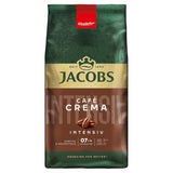 Jacobs Café Crema Gold Kaffeebohnen 1Kg – Vollmundig, Aromatisch, Fruchtige Notes, Arábica y Robusta Bohnen, Intensidad 5/10, Ideal para Café Crema Naty Shop Café Crema Intensiv 1Kg