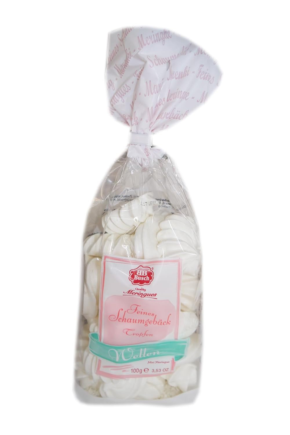 Malvaviscos finos blancos, ondulados y de calidad, 100 g