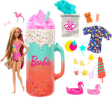 BARBIE Pop Reveal Rise & Surprise Set de regalo: más de 15 sorpresas, incluida 1 muñeca Barbie, accesorios de playa para diversión lúdica y frutal para niños de 3 años en adelante, HRK57